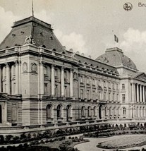 Royal Palace Downtown Brussels Belgium 1910s Postcard PCBG12B - £16.02 GBP