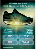 2010 Print Ad Sketchers Shoes Resistance Runner Shape Ups Run Less Get More - £10.09 GBP