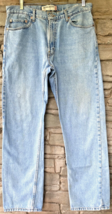 VTG Levis Jeans Mens 35x32 Medium Wash 505 Regular Fit Straight Leg Y2K Grunge - £36.62 GBP