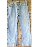 VTG Levis Jeans Mens 35x32 Medium Wash 505 Regular Fit Straight Leg Y2K ... - $46.56