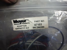 New Meyer Headlight Adapter Harness Dual Headlamp H4703 H4701 Part # 07103 - £16.54 GBP