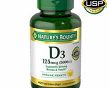 Nature&#39;s Bounty Vitamin D3 125 mcg, 400 Softgels - £21.86 GBP