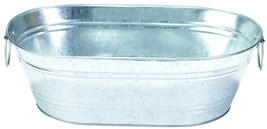 4 GL Little Giant Galvanized Oval Tub For Stock Feeding Watering Other Farm Uses - £30.33 GBP