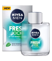 Nivea Men Fresh Kick After Shave Lotion with mint extract 100ml FREE SHIPPING - £14.21 GBP