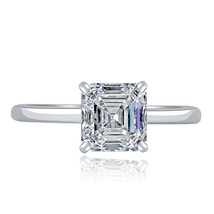 Igi 2.05 Karat D-VS1 Kunstdiamanten Grown Asscher Schnitt Diamant Solitär 14k - £2,038.45 GBP