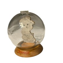 Vintage Glass Bubble Coin Bank Money Meter Change For the New Baby Vic M... - £48.01 GBP