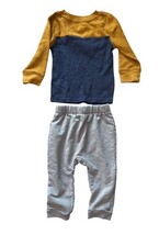 Baby Boy Clothing Lot 9 Pc 12M Carters Cat & Jack Pants Romper Outfit image 6