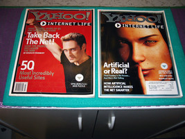 July 2001 &amp; August 2001 Yahoo! Internet Life Magazines - £4.70 GBP