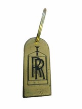 Rolls-Royce Car Front Brass Logo Metal Keyring Keychain  - £15.27 GBP