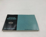 1999 Nissan Maxima Owner&#39;s Manual Handbook OEM K02B18009 - £35.43 GBP