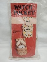 Vintage Watch Pocket Holder Craft Kit Stock No 4136 - $370.80 MXN
