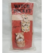 Vintage Watch Pocket Holder Craft Kit Stock No 4136 - $27.15 CAD