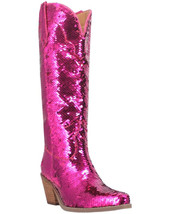 Dingo Womens Sequin Dance Hall Queen Tall Western Boots - Snip Toe - £148.39 GBP