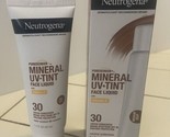 Neutrogena Pure Screen + Mineral UV Tint Face Liquid Medium Deep SPF30 1... - $9.05