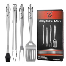 Bbq Tools Grill Tools Set, Stainless Steel Grill Sets With Spatula, Fork, Brush  - £52.74 GBP