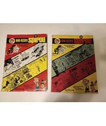 Lot of 2 Mini Recueil SPIROU 11 &amp; 12 1972 Dupuis Fair Condition Book - $40.21 CAD