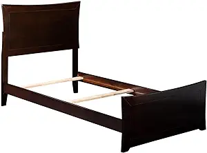AFI Metro Twin Traditional Bed with Matching Footboard and Turbo Charger... - $313.99