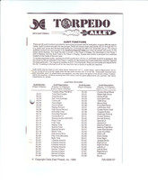 Torpedo Alley Pinball Machine Handbook Original 1988 Vintage Game Mini B... - £15.32 GBP