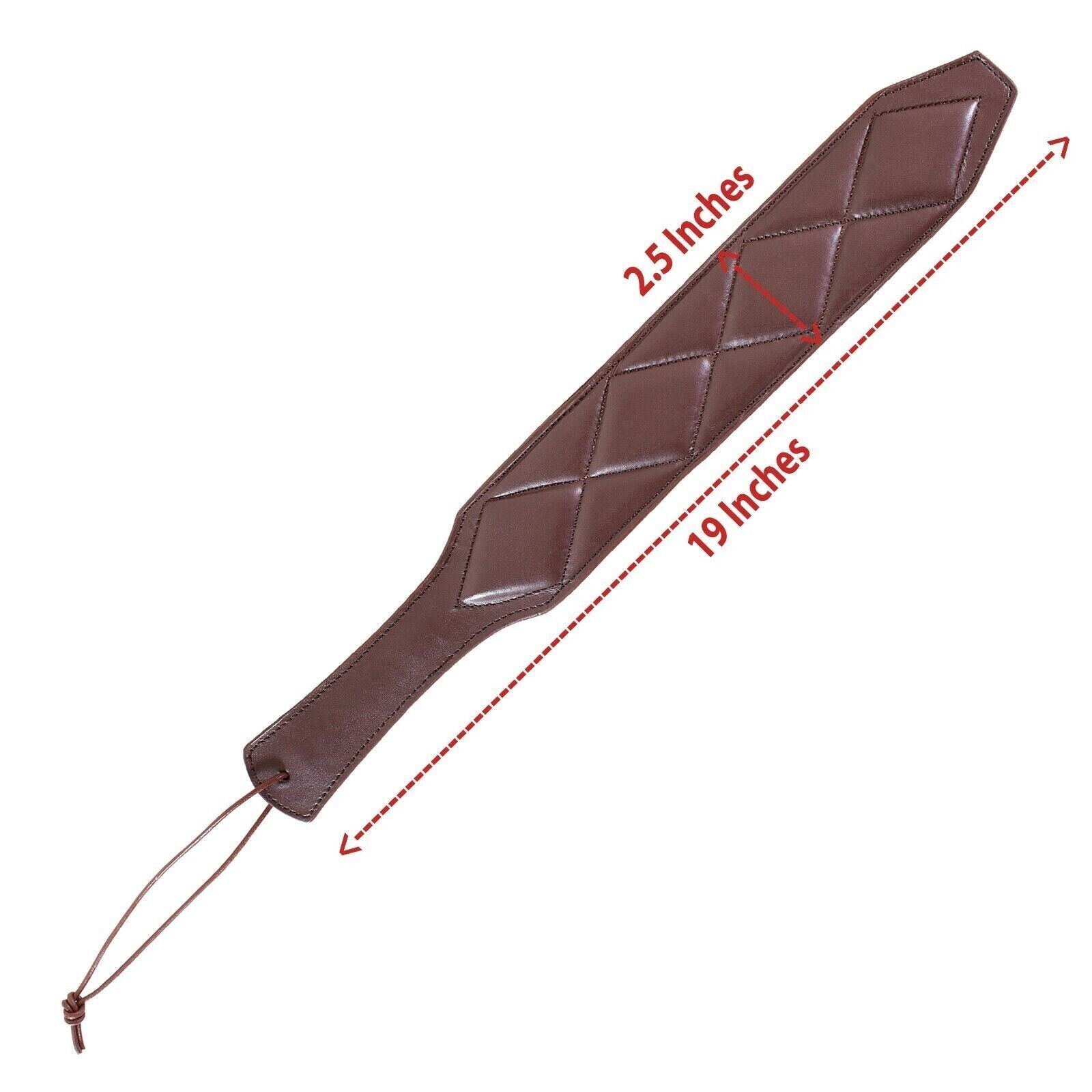 Real Cow Leather Spanking Paddle Slave Spanker BDSM Fetish SM Flirting F... - $17.53