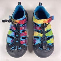 Keen Newport Youth Sz 3 Rainbow Tie Dye Water Sandals EUC - £19.89 GBP