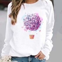 Pullovers Flower  Lovely Womens Clothing Ladies Spring Autumn Winter Hoodies Wom - £56.42 GBP