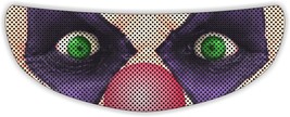 Creepy Killer Clown Perforated Motorcycle Helmet Visor Tint Shield Sticker Decal - £17.95 GBP