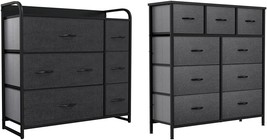 Yitahome Fabric Dresser With 9 Drawers-Fabric Storage Tower, Organizer Unit For - £133.42 GBP