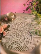 6X Souvenir Of Florence Fantasia Quelques Fleurs Sunburst Crochet Doily Patterns - £7.10 GBP