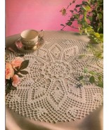 6X Souvenir Of Florence Fantasia Quelques Fleurs Sunburst Crochet Doily ... - £7.06 GBP