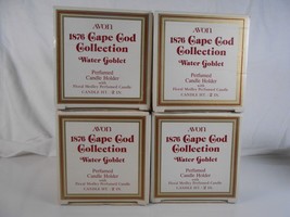 Avon Cape Cod Ruby red glassware water goblet 6&quot;x3.5&quot; (set of 4) Mint Cond! - £28.57 GBP