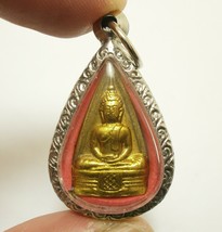 Lp Sotorn Double Sides Thai Real Buddha Amulet Pendant Thailand Nice Lucky Gift - £40.74 GBP
