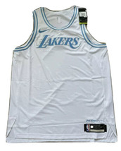 Nike LA Lakers City Edition Lore Series Jersey Sz 58 3XL  White Blue CN1608-100 - £133.09 GBP