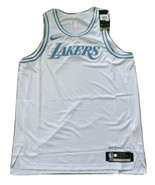 Nike LA Lakers City Edition Lore Series Jersey Sz 58 3XL  White Blue CN1... - £130.81 GBP