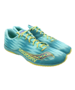 Saucony Kilkenny XC Womens Teal Blue Track &amp; Field Spike Shoes Sz 12 - £22.87 GBP