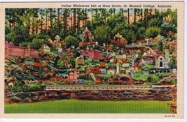 Alabama Postcard Cullman St Bernard College Italian Miniatures - £1.69 GBP