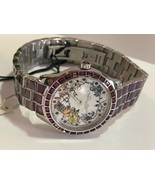 Ed Hardy Watch True Love Women Fuchsia Tattoo Stainless Vtg Y2K NEW - $187.11