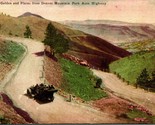 Vtg Postcard Golden and Plains From Denver Moujntains Park Auto Highway ... - $5.31