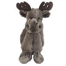 Jellycat Plush Bashful Marty Moose Reindeer Brown Stuffed Animal Toy 13&quot; - £9.17 GBP