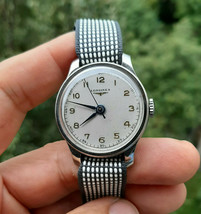Vintage Longines Steel Watch All Original 1930’s - £530.34 GBP