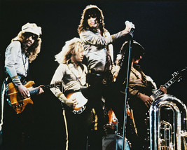 Aerosmith 8x10 Photo In Concert Steven Tyler Jumping On Stage Group - £7.68 GBP