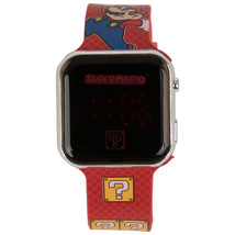 Super Mario Bros. ? Block LED Wrist Watch Red - £14.13 GBP