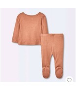 Baby 2pc Top &amp; Bottom Set Newborn Cloud Island Premium Model Set - Orange  - $14.13 CAD