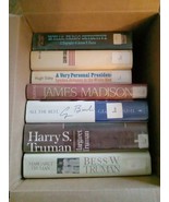 Presidents &amp; Wives #2 Book Lot (Box Size 12x10x8) Also Wells Fargo Detec... - $23.05