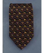 Salvatore Ferragamo 100% Silk Tie Pheasant / Rabbit  Hunting  Theme  Italy - $62.35 CAD