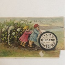 Clark Mile End Spool Cotton Victorian Trade Card Unionville Missouri VTC 4 - $4.94