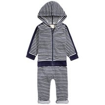 First Impressions Baby Boys Striped Velour Hoodie and Pants, Size 12 Months - £17.20 GBP