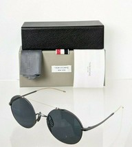 Brand New Authentic Thom Browne Sunglasses TBS 910-49-04 BLK GLD TB910 Frame - £283.29 GBP