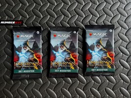 3x MTG Universe Beyond Lord of the Rings Tales of Middle Earth Set Booster Packs - £20.56 GBP