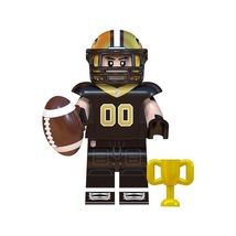 Football Player Saints Super Bowl NFL Rugby Players Minifigures Accessories - £3.18 GBP