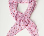 Hello Kitty x Unique Vintage Pink Apple Print Hair Scarf NEW W TAG - $35.00